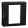 Merten MEG5775-0403 Zentralplatte für Universal Temperaturregler-Einsatz mit Touch-Display schwarz matt, System M