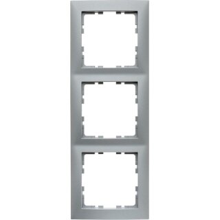 Berker 10139939 Rahmen 3fach S.1 aluminium matt