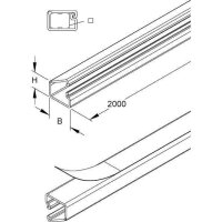 Kleinhuis LCD-Minikanal LCD86.3 9,5x10 reinweiss