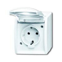 Busch-Jaeger 20 EWN-54 Schuko Steckdose mit Klappdeckel...