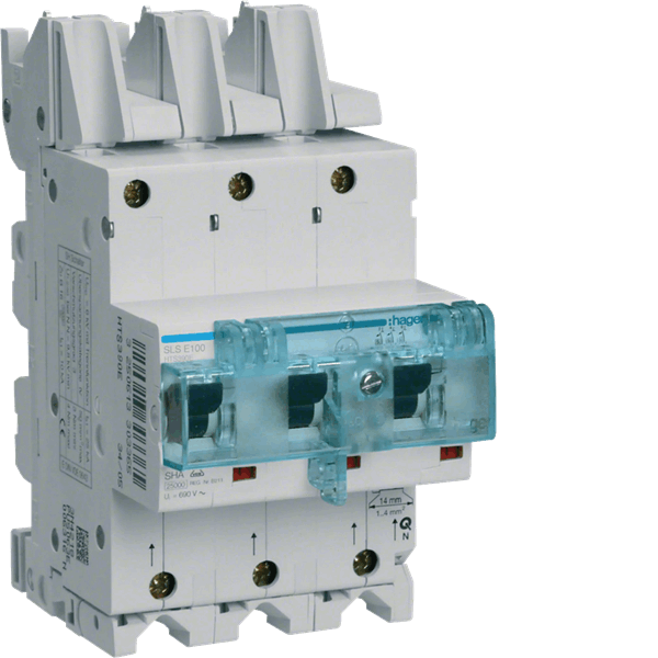 Hager HTS390E SLS-Schalter 3 polig E-100A für Sammelschiene QuickConnect