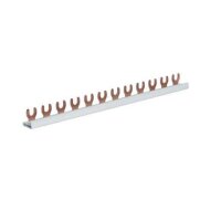 Hager KDN163A Phasenschiene 1polig Gabel 10mm² 63A 12M
