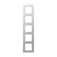 Jung Rahmen 5fach A creation aluminium
