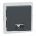 Merten Wippe mit rechteckigem Symbolfenster IP44 anthrazit System M