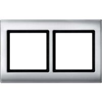 Merten AQUADESIGN-Rahmen 2fach aluminium