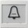 Gira 021727 Wippe BSF + Symbol Klingel groß tastbar System 55 Reinweiß matt