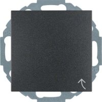 Berker 47441606 Steckdose Schuko mit Klappdeckel Safety+ anthrazit matt