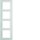 Berker 10146909 Glasrahmen 4fach B.7 polarweiß