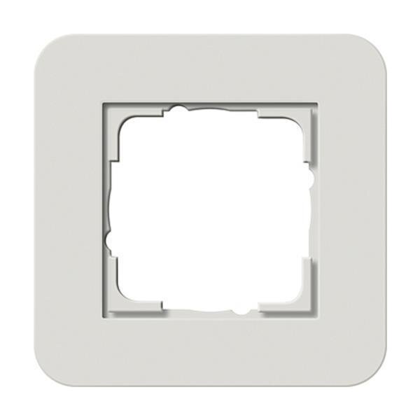 Gira Abdeckrahmen 1fach E3 Hellgrau Soft-Touch