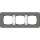 Gira Abdeckrahmen 3fach E3 Dunkelgrau Soft-Touch