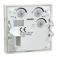 Merten ARGUS Präsenz 180/2,20 m UP Sensor-Modul polarweiß glänzend System M