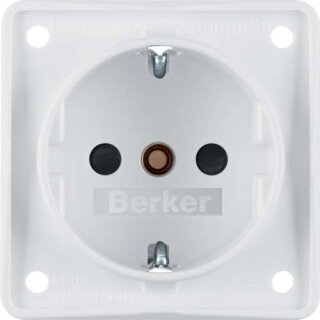 Berker 941952502 Steckdose erhöhter Berührungsschutz polarweiß matt