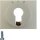Berker 15047104 Zentralstück f. Jalousie-Schlüsselschalter/-taster K.5 edelstahl lackiert