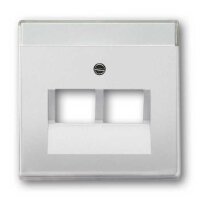 Busch-Jaeger 1803-02-866 Zentralscheibe UAE 2-fach Edelstahl