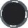 Berker 10092035 Blindverschluss mit Zentralstück Serie R.Classic schwarz, glänzend
