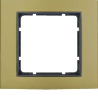 Berker 10113016 Rahmen 1fach B.3 Alu, gold/anthrazit