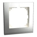 Merten M-Pure Decor-Rahmen 1fach Edelstahl/aluminium...