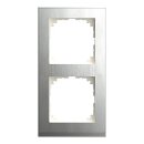Merten M-Pure Decor-Rahmen 2fach Edelstahl/aluminium...