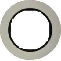 Berker 10112084 Rahmen 1fach Serie R.Classic Alu/schwarz