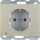 Berker 41097004 Steckdose Schuko mit LED-Orientierungslicht K.5 edelstahl lackiert