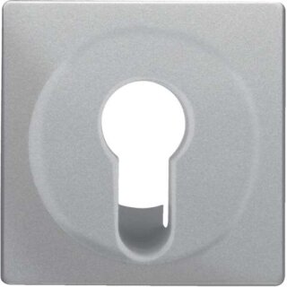 Berker 15076084 Zentralstück f. Schlüsselschalter/-taster Q.1/Q.3 alu samt, lackiert
