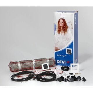 Devi Dünnbett-Set mit Devireg Touch 225W professional 1,5m²