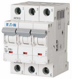 Eaton Leitungsschutzschalter PXL-C16/3 C16A 3polig