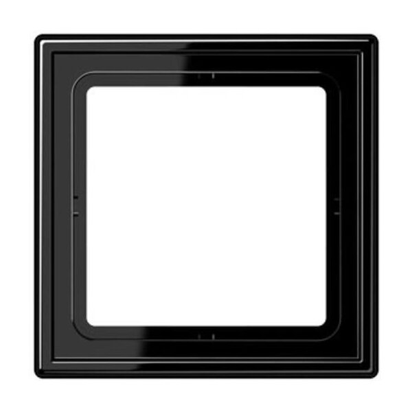 Jung LS981SW Rahmen 1fach, senkrechte und waagerechte Montage, Duroplast, LS 990, schwarz