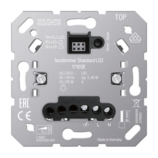 Jung Tastdimmer Standard LED ohne Nebenstelleneingang