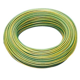 Aderleitung flexibel H07V-K 1x6 mm² grün/gelb (100 m)