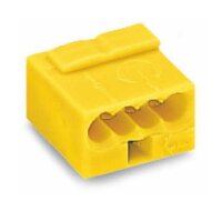 Wago 243-504 Micro Dosenklemme 4fach gelb 100Stück