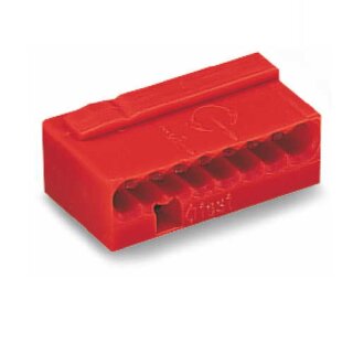 Wago 243-808 Micro-Dosenklemme 8x0,6-0,8 rot 50 Stück 