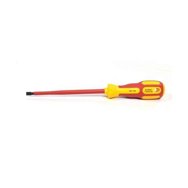 Isolierter VDE Elektriker Schlitz-Schraubendreher 6,5 x 150mm 1000 V isoliert